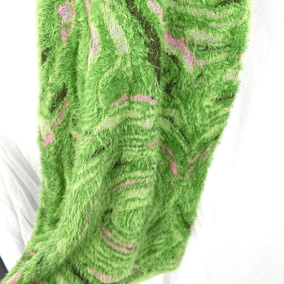 House of Sunny hockney bodycon green eyelash dress lime green retro festival 6 - Picture 13 of 15